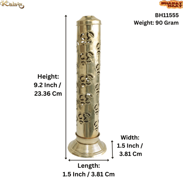 Brass Agarbathi Stand 9.2 Inch KBH11555
