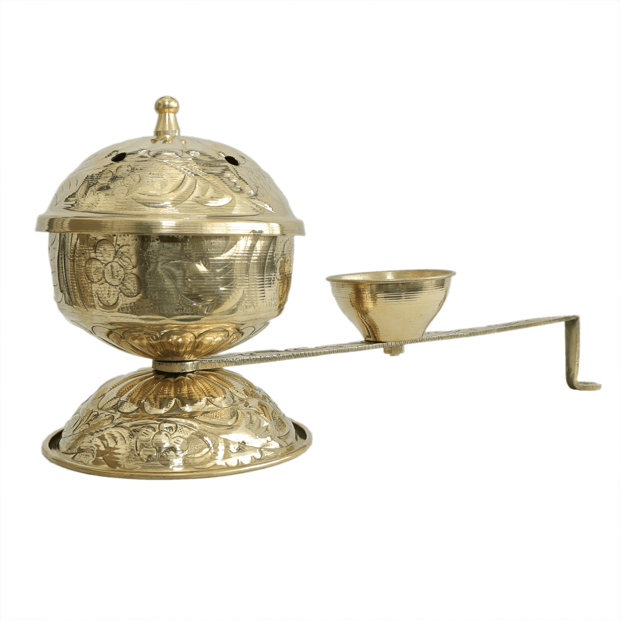 Brass Dhoop Dani 5.8 Inch KBH11574 Brass Dhoop Dani 5.8 Inch KBH11574