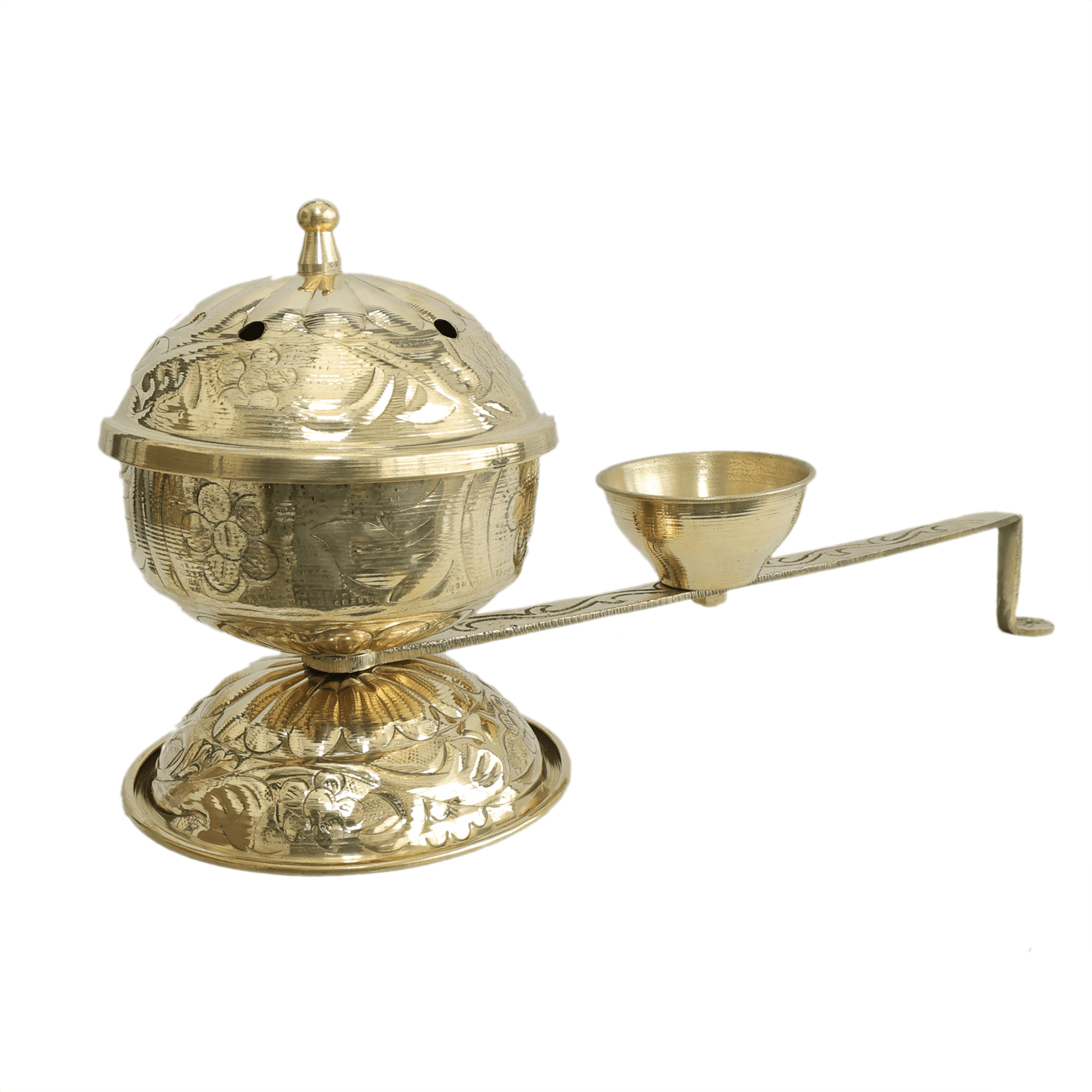Brass Dhoop Dani 5.8 Inch KBH11574 Brass Dhoop Dani 5.8 Inch KBH11574