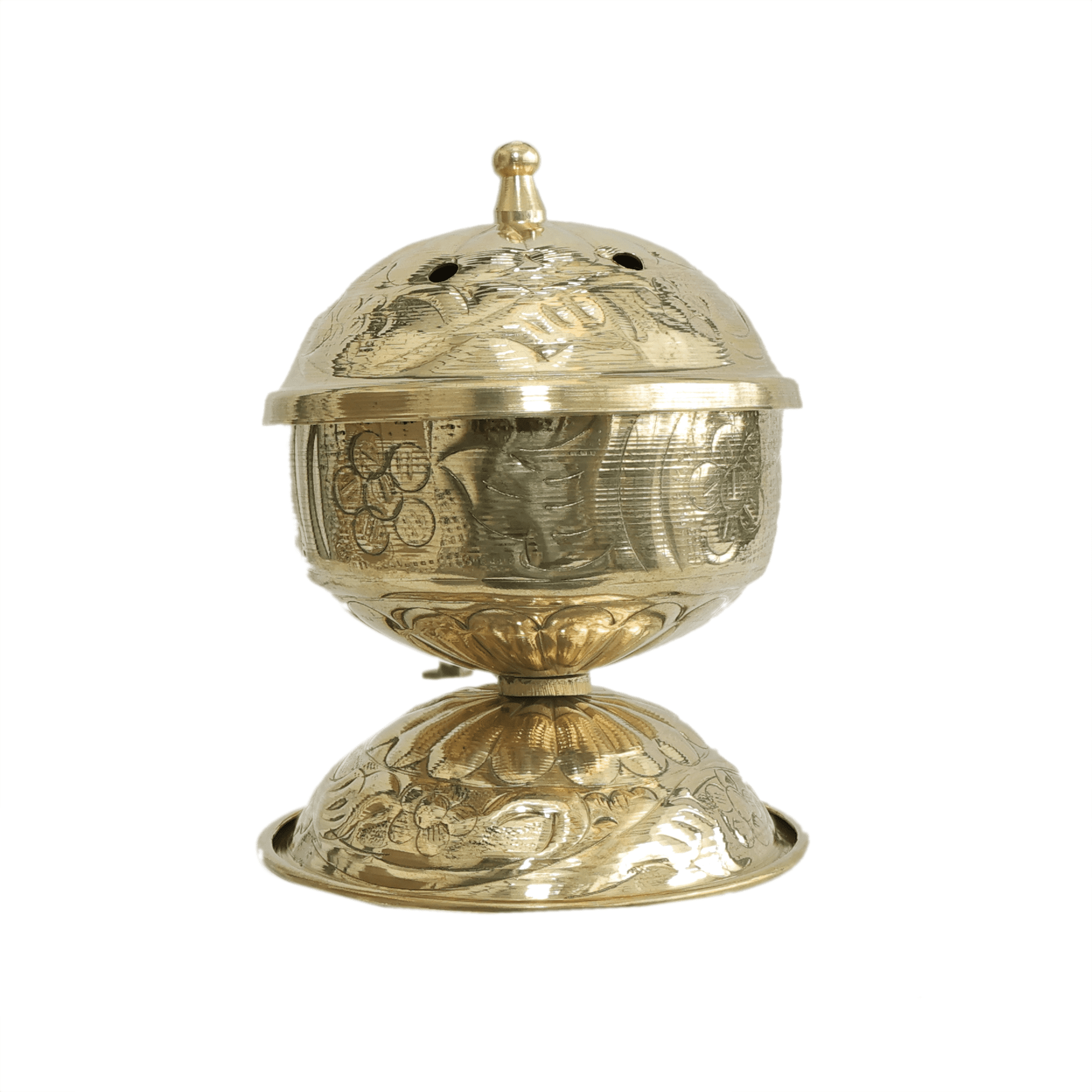 Brass Dhoop Dani 5.8 Inch KBH11574 Brass Dhoop Dani 5.8 Inch KBH11574