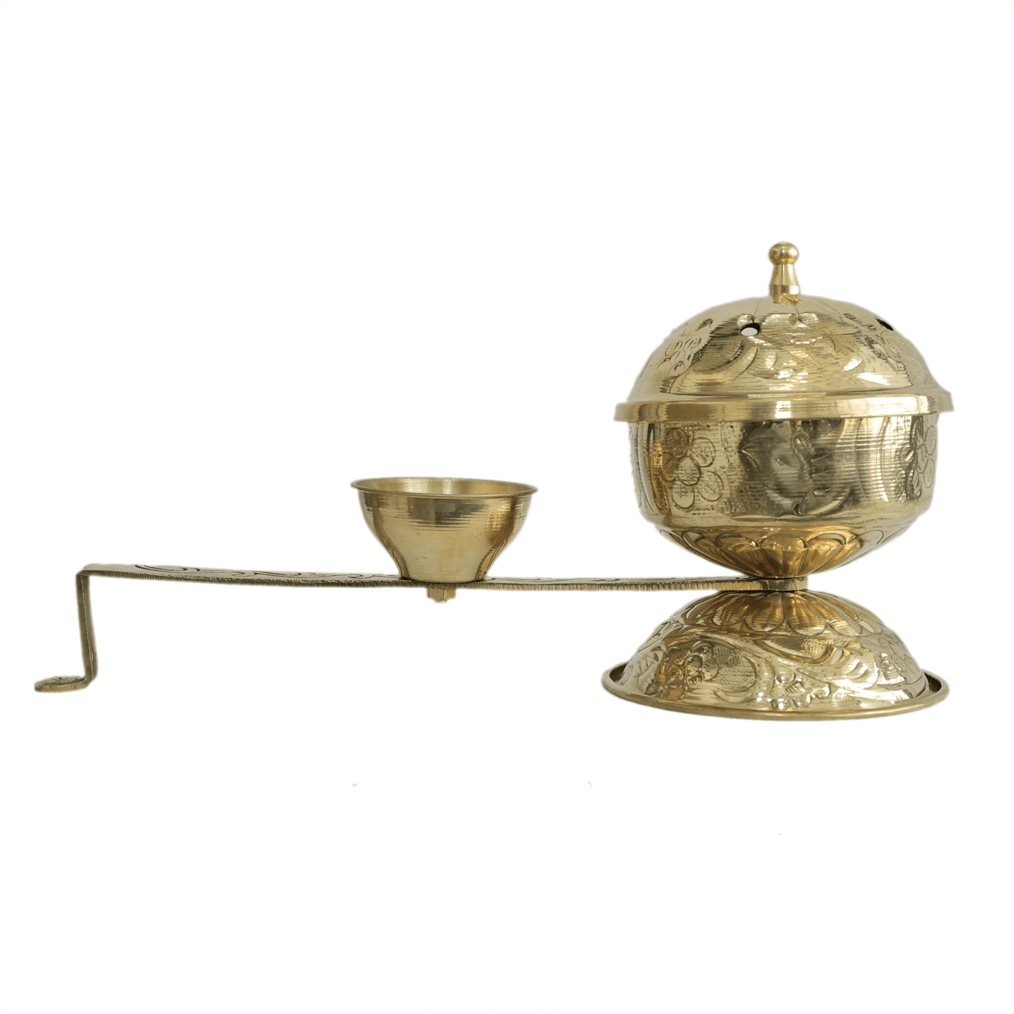Brass Dhoop Dani 5.8 Inch KBH11574 Brass Dhoop Dani 5.8 Inch KBH11574
