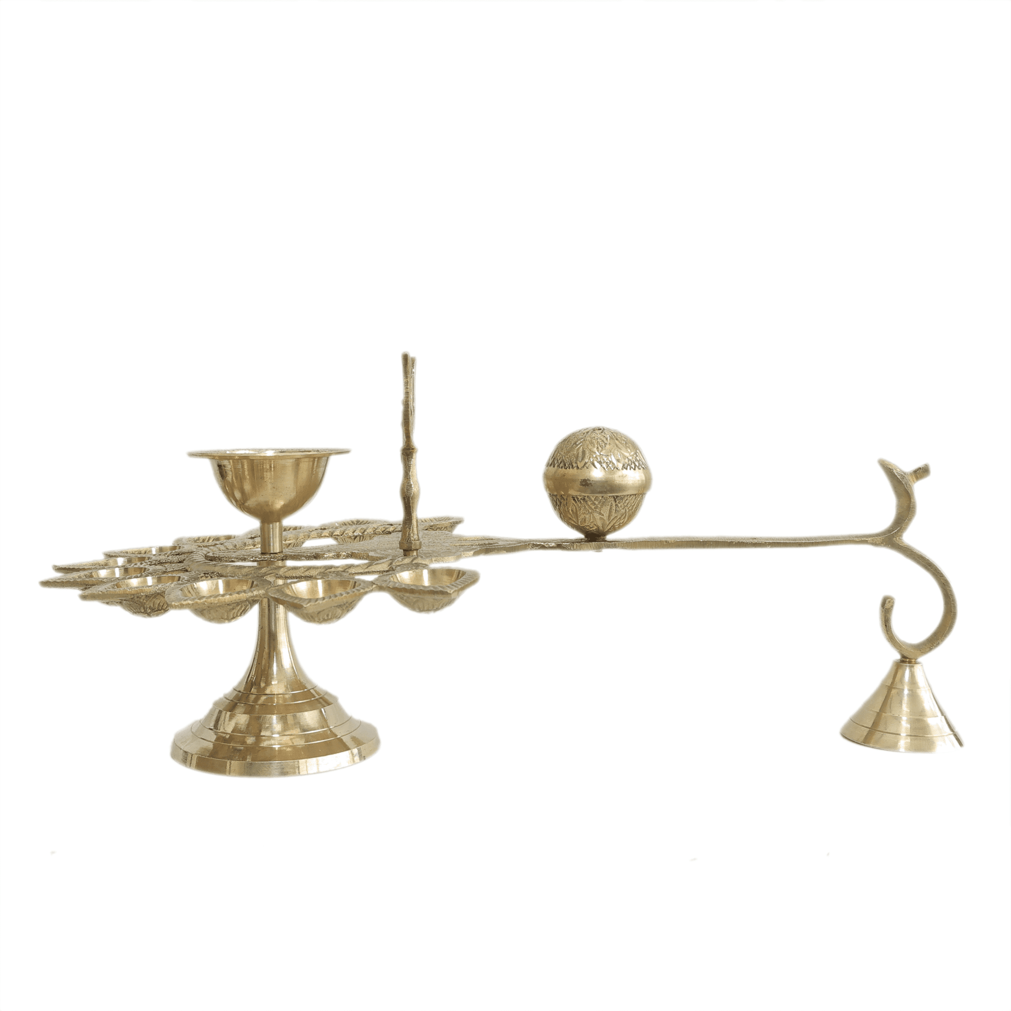 Brass Aarti 5.5 Inch KBH11586 Brass Aarti 5.5 Inch KBH11586