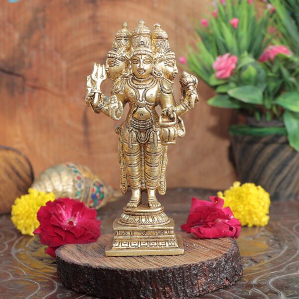 Brass Brahma, Vishnu, Mahesh 6.2 Inch KBH11603