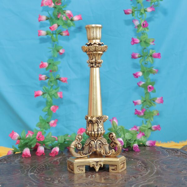 Brass Candle Stand 11.6 Inch KBH11609