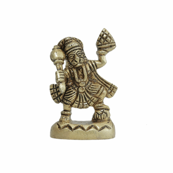Brass Hanuman 2.2 Inch KBH11616