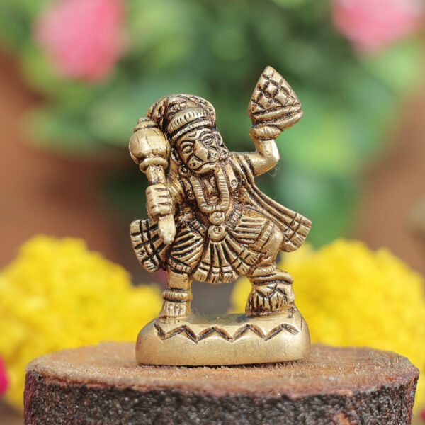 Brass Hanuman 2.2 Inch KBH11616