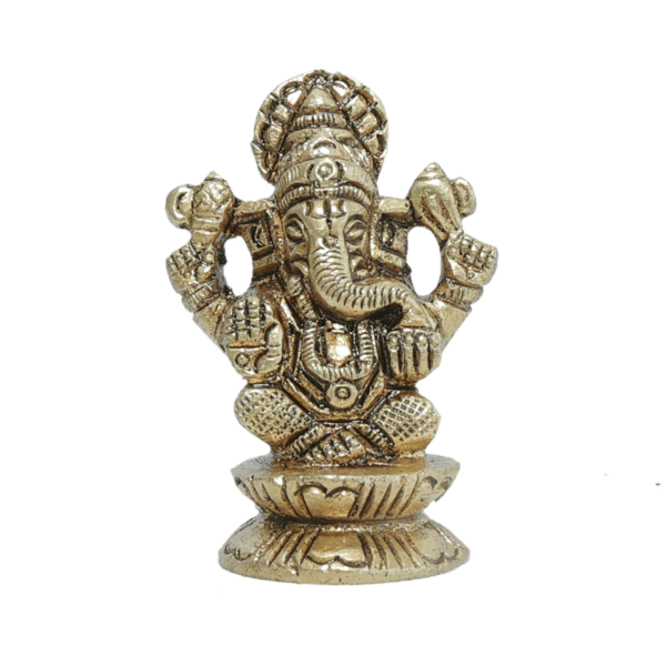Brass Ganesha 2 Inch KBH11617