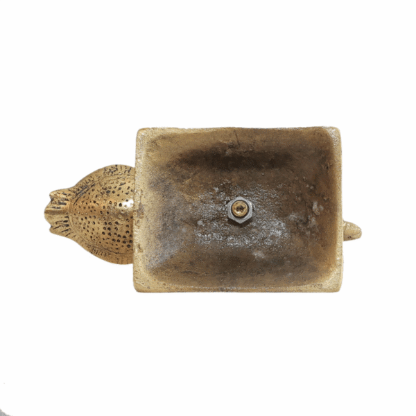 Metal Peacock Diya 5.2 Inch KBH11631