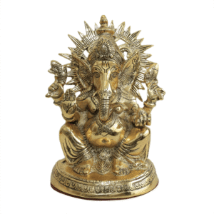 Metal Ganesha 11 Inch KBH11634