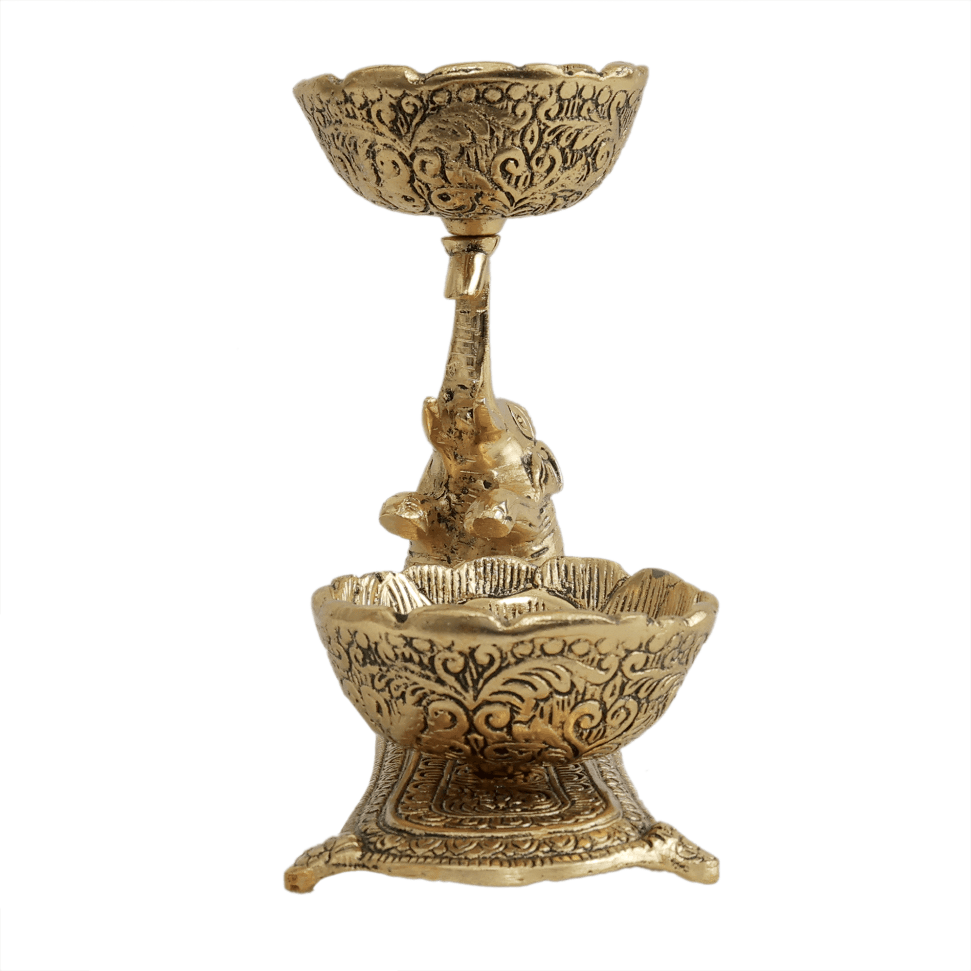 Metal Ganesha Laxmi Saraswati 5.5 Inch KBH11637 Metal Ganesha Laxmi Saraswati 5.5 Inch KBH11637