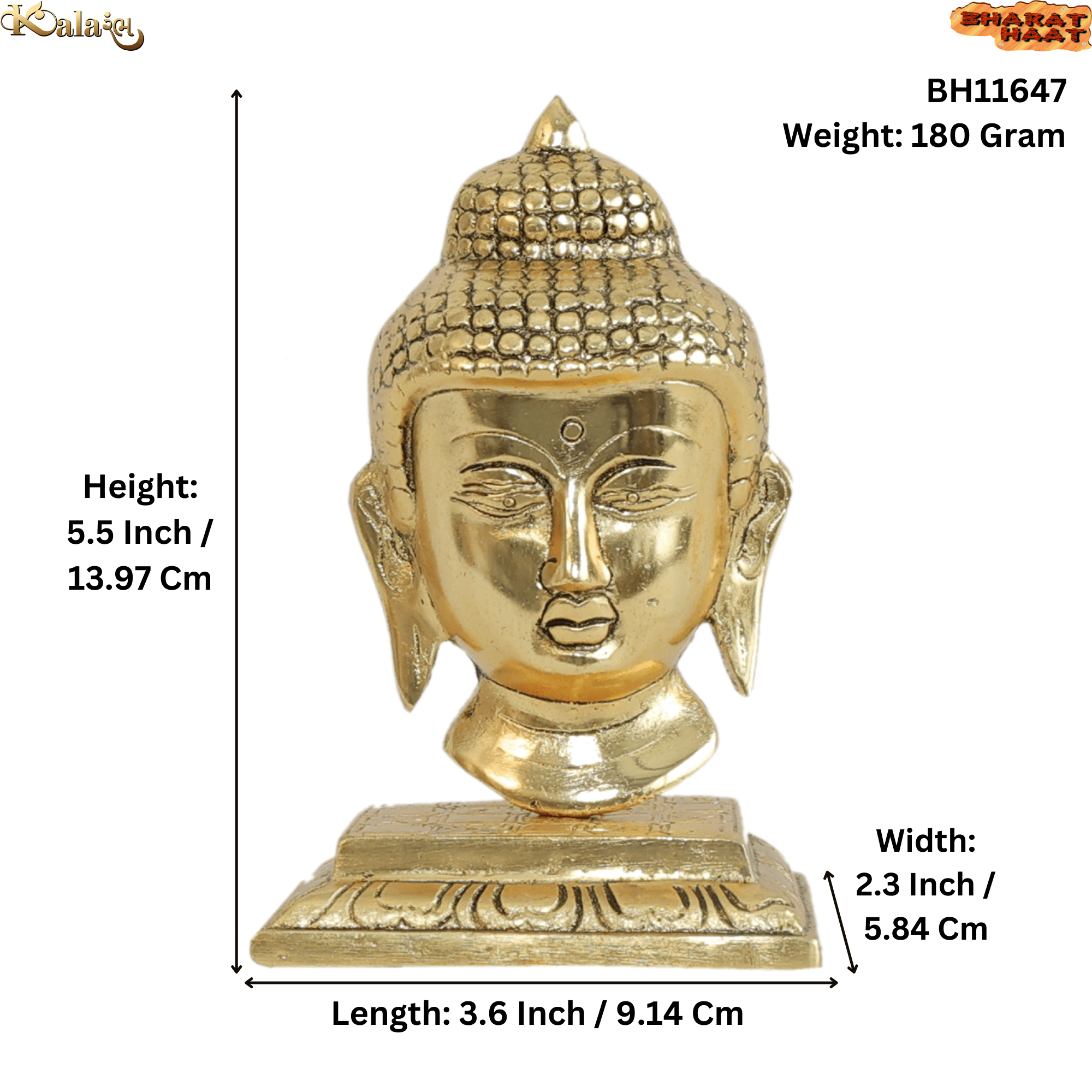 Metal Buddha 5.5 Inch KBH11647 Metal Buddha 5.5 Inch KBH11647