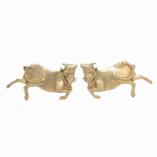 Brass Cow Pair 3.2 Inch KBH11694