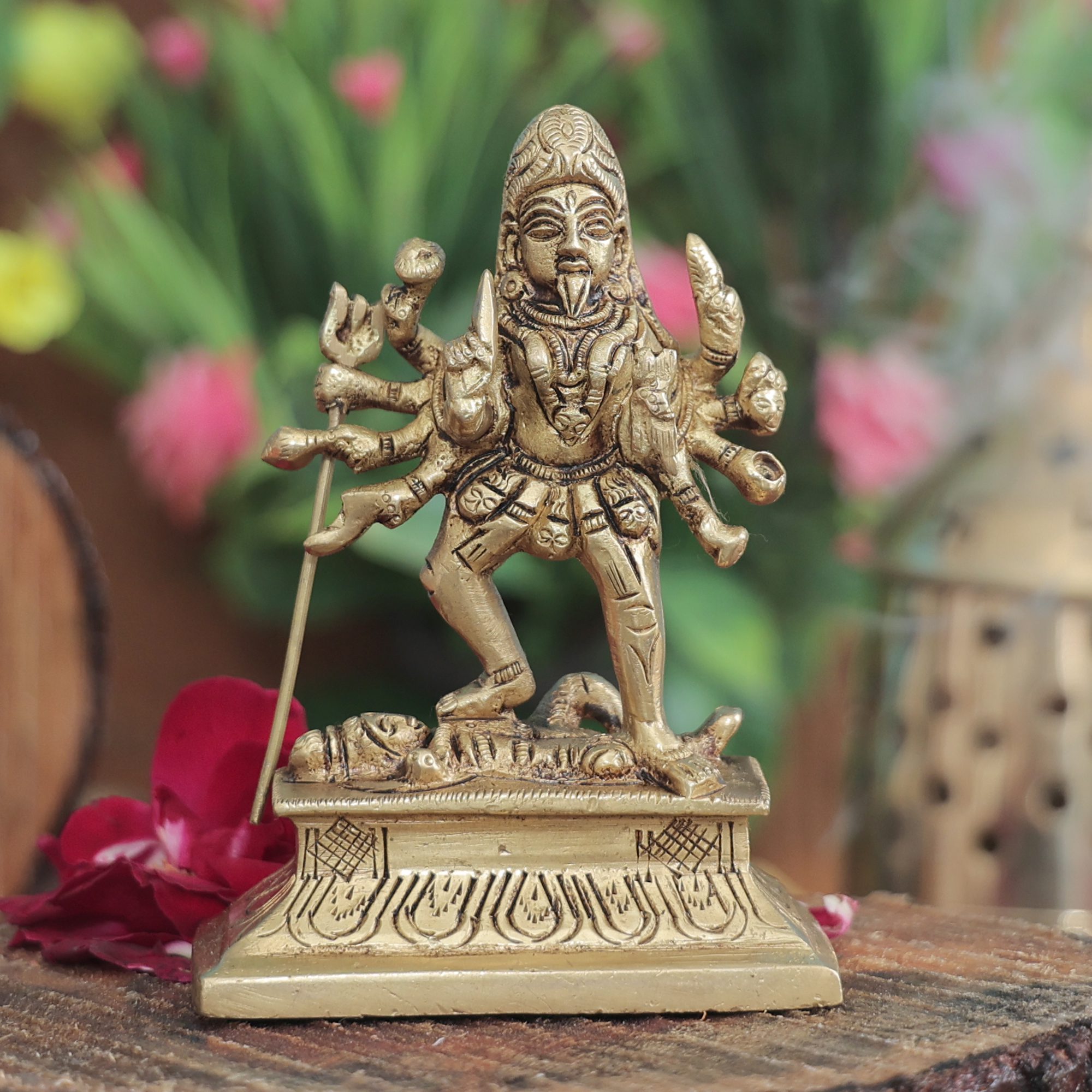 Brass Mahakali Maa 4 Inch KBH11727