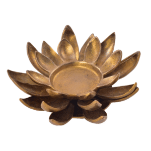 Brass flower candle stand 2 Inch KBH05958