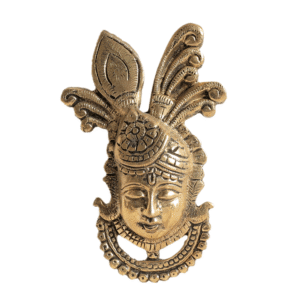 Brass Shreenathji Wall Hanging 5.3 Inch BH11222