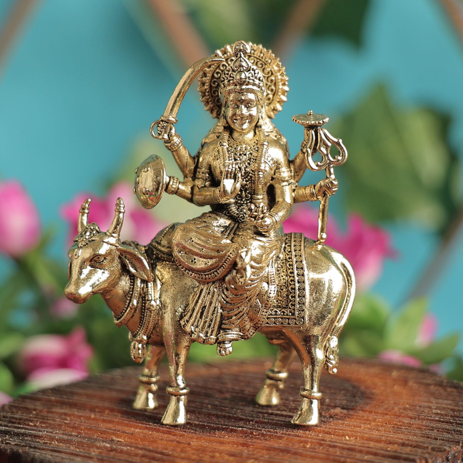 Brass Meldi maa 3.2 Inch BH11314 Brass Meldi maa 3.2 Inch BH11314