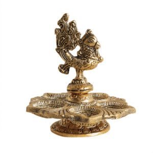Metal Peacoc Diya 4 Inch BH11657
