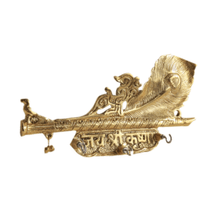 Metal Jai Shri rishna eyholder 5 Inch BH11644