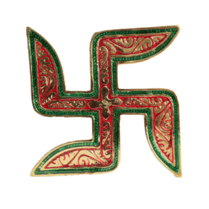 Metal Swastik Wall Hanging 6.1 Inch BH11673