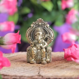 Brass LalBaug Ganesh 3.4 Inch KBH09333