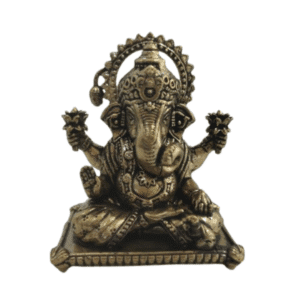 Brass Ganesha 3.7 Inch KBH10136