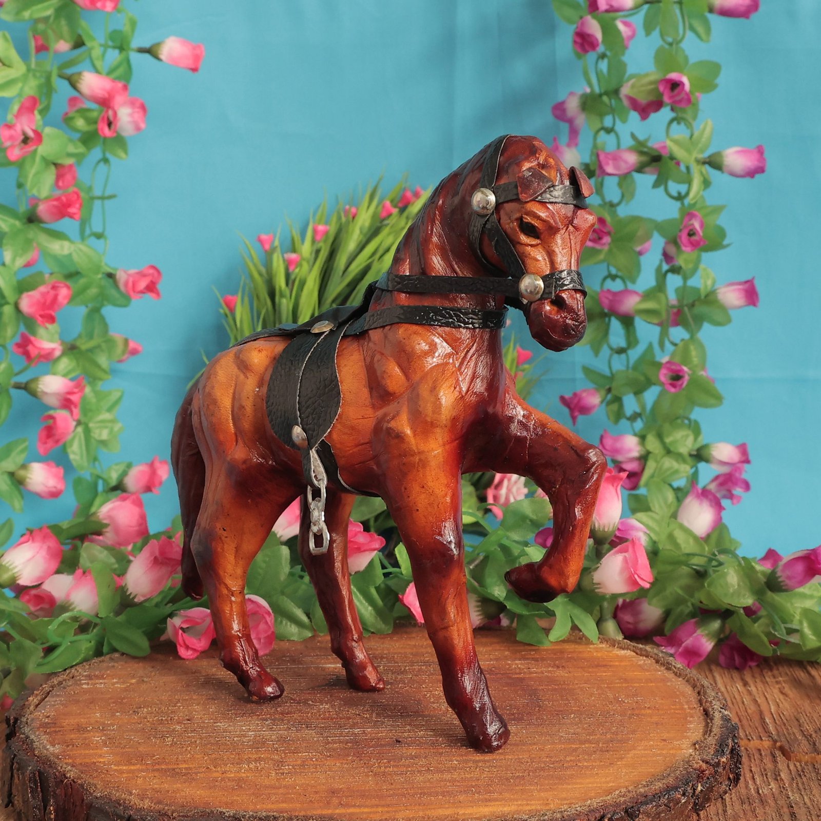 Leather Horse 7 Inch KBH11854