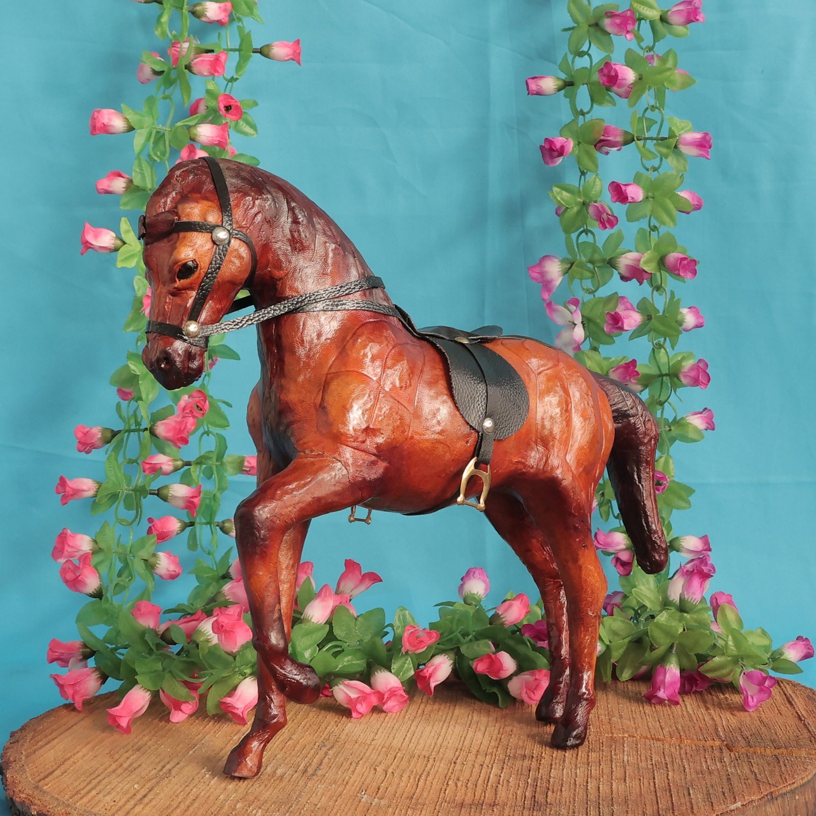 Leather Horse 11 Inch KBH11859
