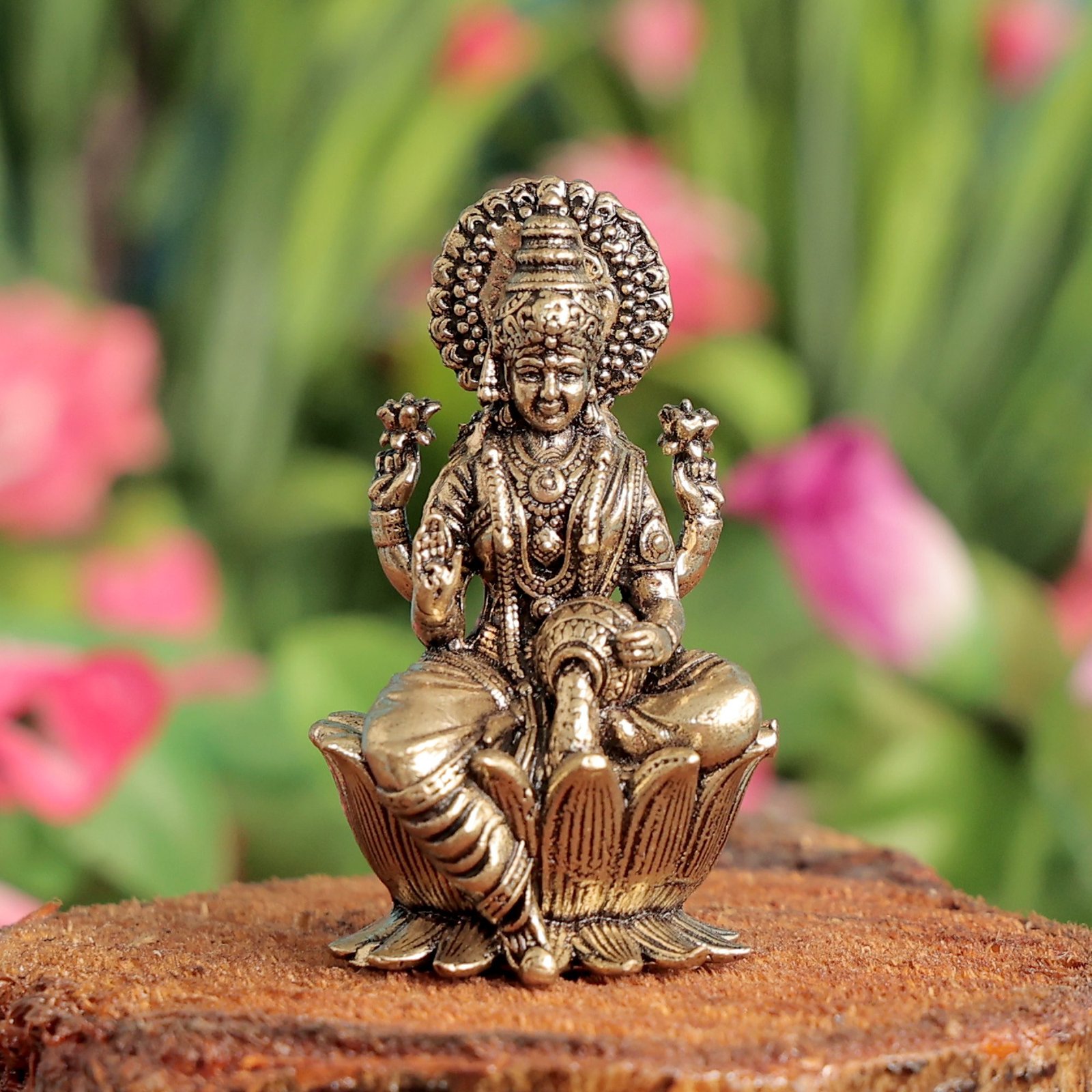 Brass Lakshmi 2 Inch KBH12012
