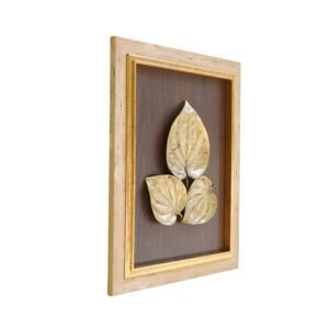 Brass and Fiber Betel Leaf Tray Frame 17 Inch KBHF06524