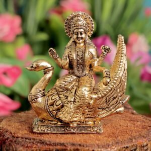 Brass Brahmani Maa Idol 2.2 Inch