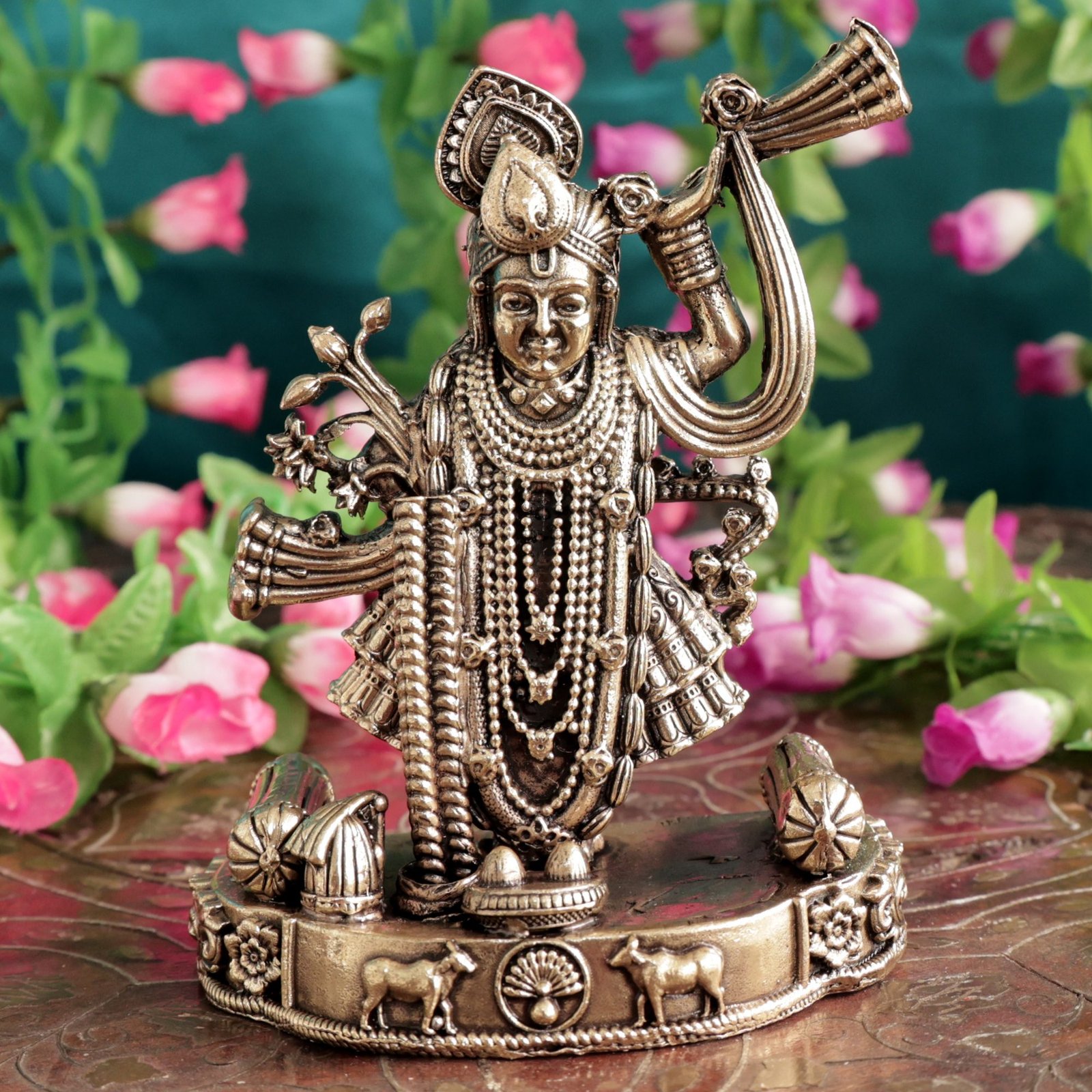 Brass Shrinathaji 4.6 Inch KBH12073