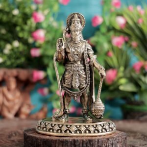 Brass Hanuman Ji Idol 5.6 Inch