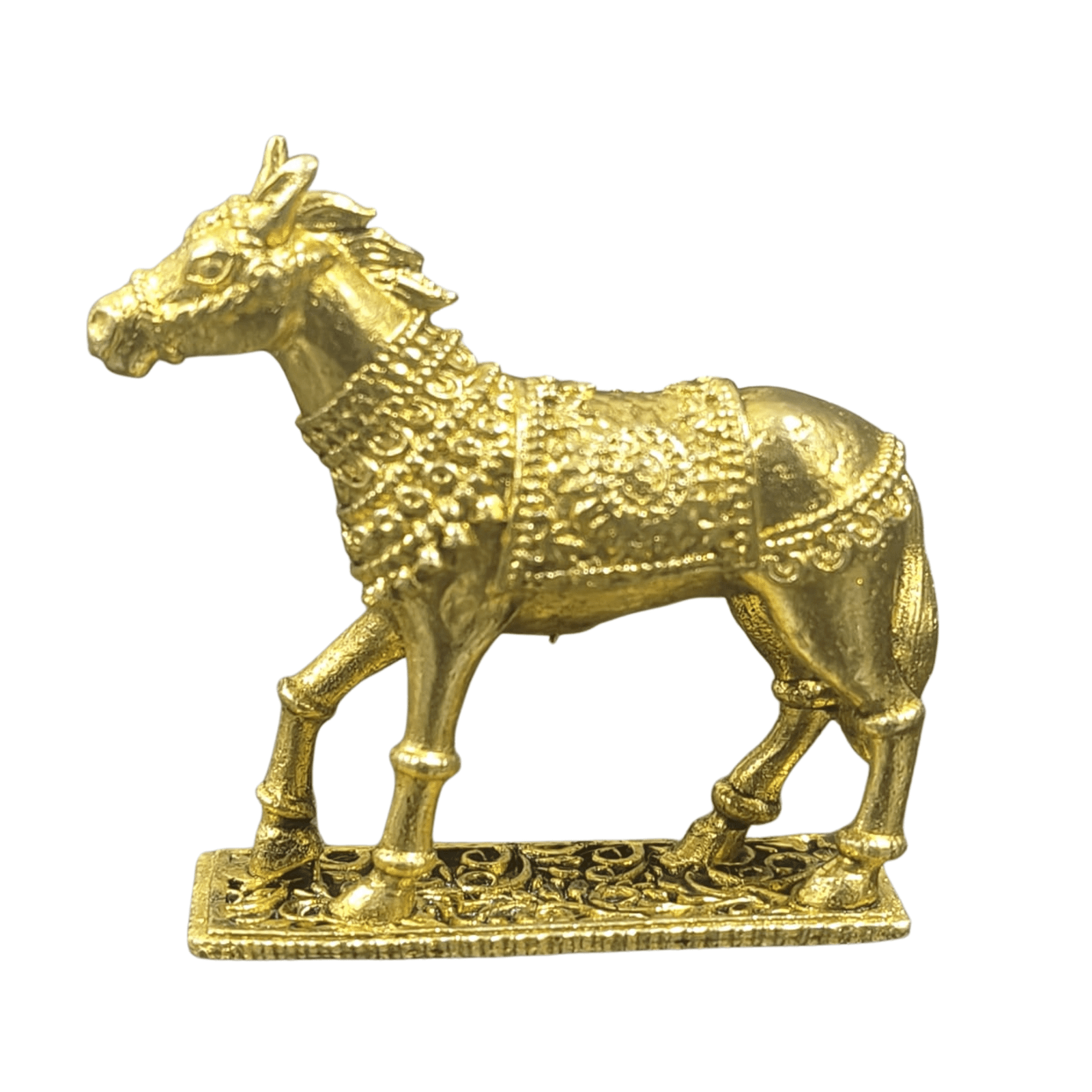 KALARAMBH Brass Horse 1.3 Inch, 1 Pcs KALARAMBH Brass Horse 1.3 Inch, 1 Pcs