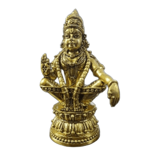 KALARAMBH Brass Ayyappan 6 Inch, 1 Pcs