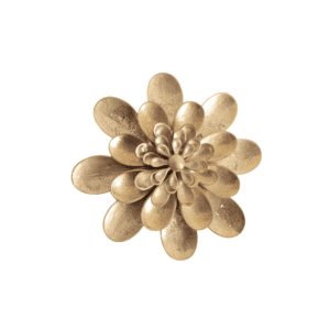 KALARAMBH Brass Flower Design Wall Hanging 1.5 Inch, 1 Pcs