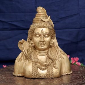Brass Shiv/Sankar Face 11 Inch KBH09927