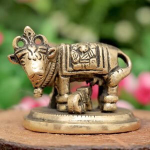 Brass Cow & Calf 2 Inch KBH11978