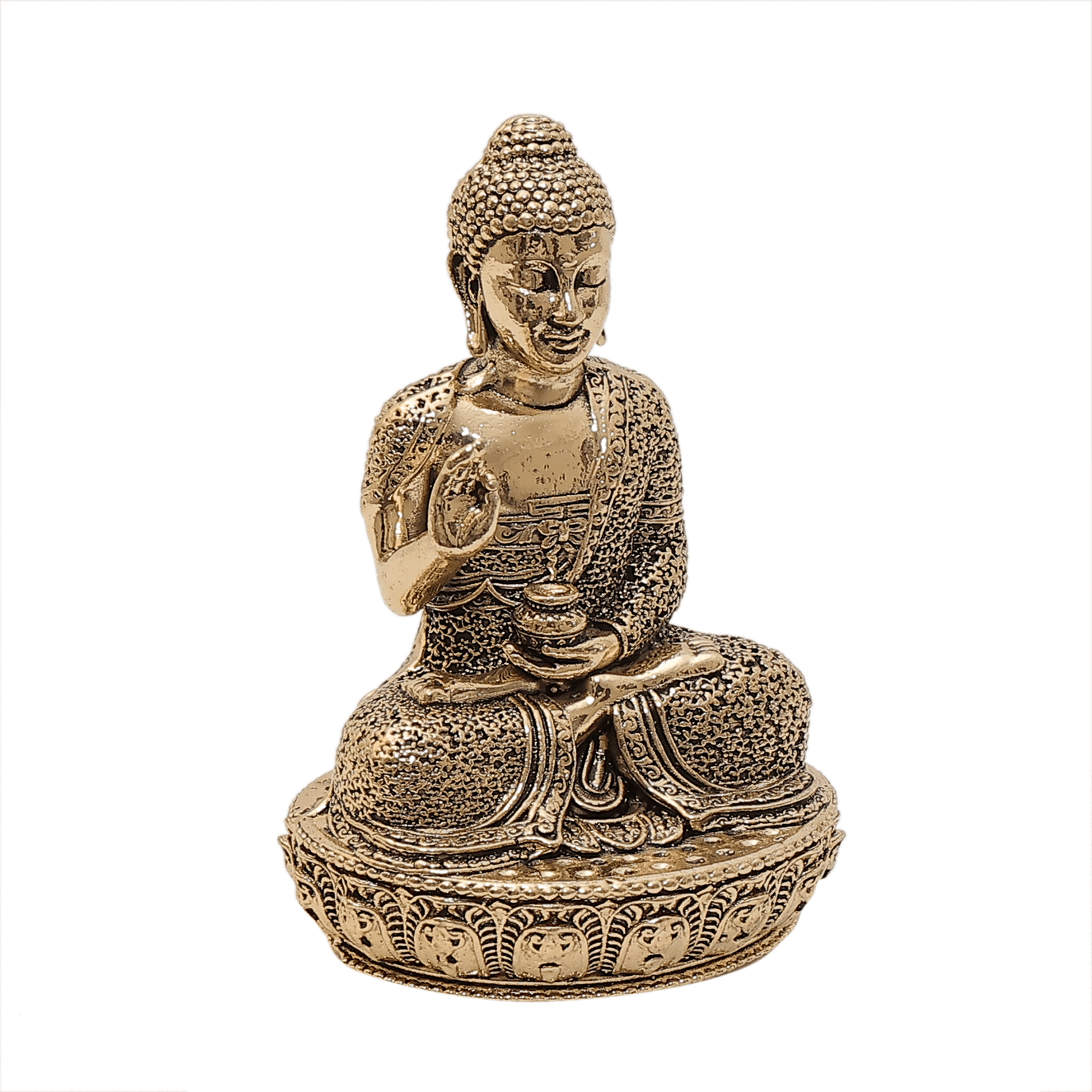 12 Brass Buddha 2.9 Inch KBH12024