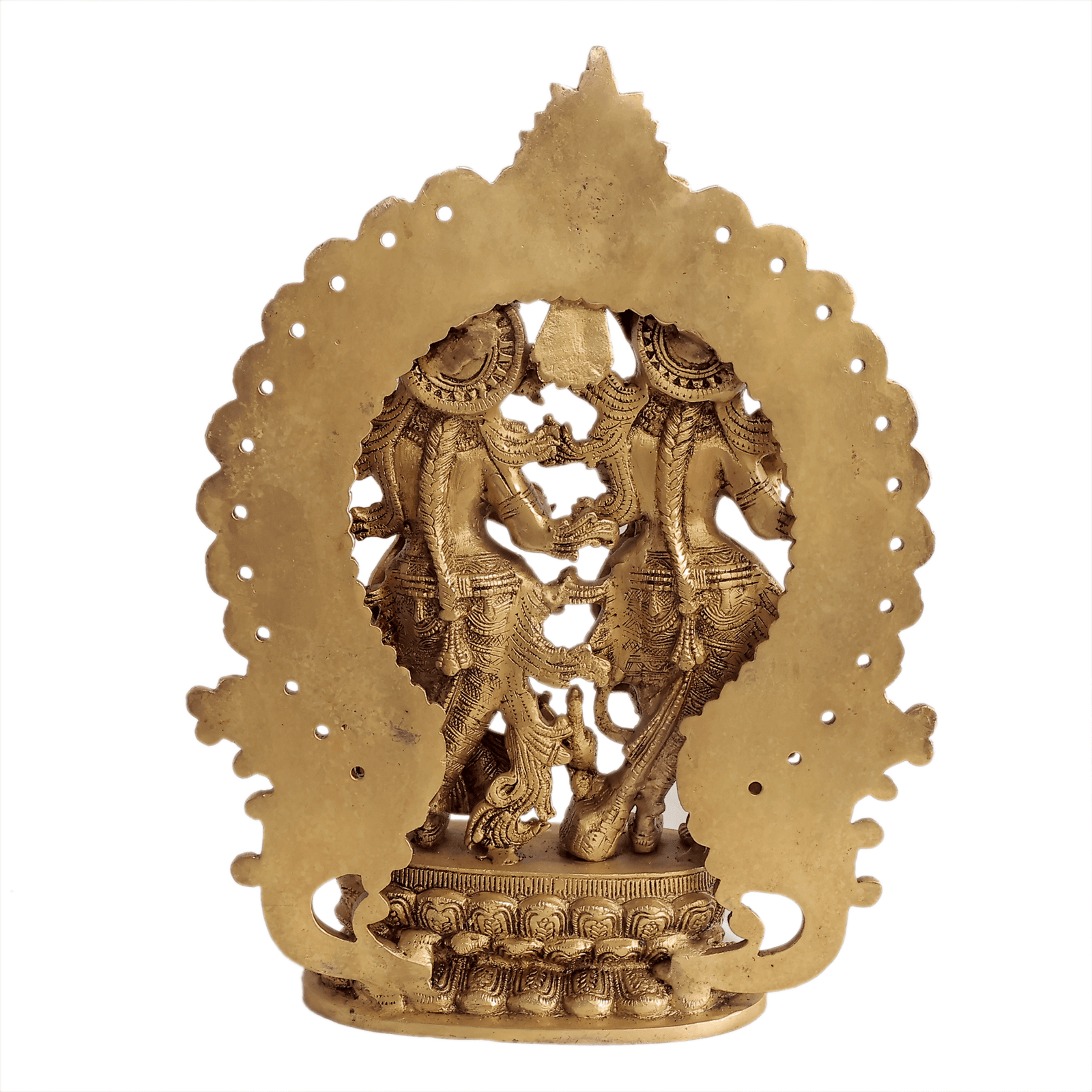 259 BRASS Radhe Krishna 14.5 Inch KBH12358