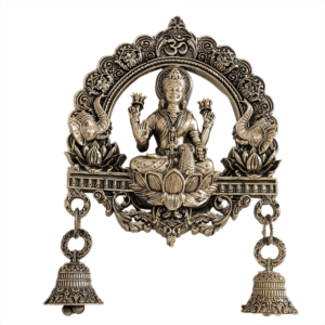 Brass Lakshmi Bell Hanging 6.2 Inch KBH11972