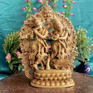 BRASS Radhe Krishna 14.5 Inch KBH12358
