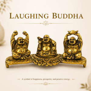 Aluminium Laughing Buddha 3 Inch BH09153