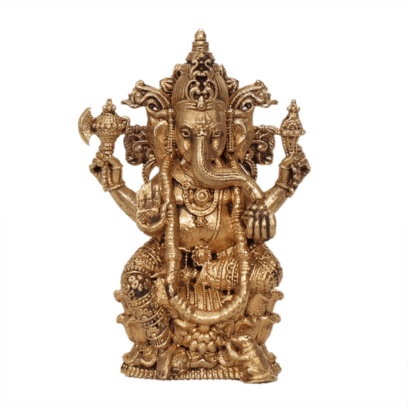 BH12015_1 Brass Ganesha 1.5 Inch KBH12015