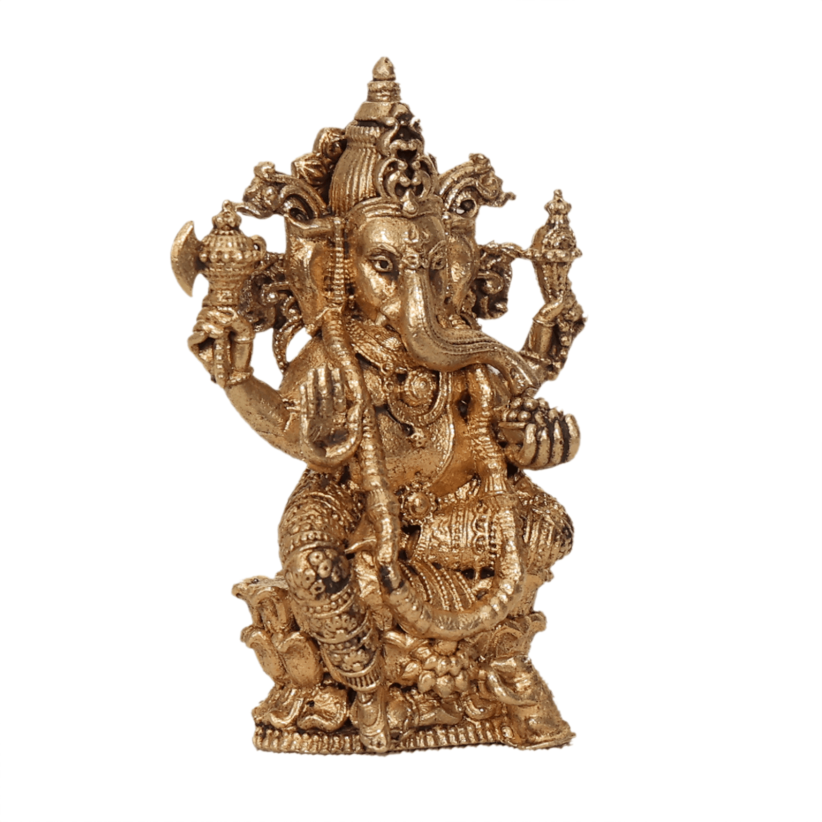BH12015_2 Brass Ganesha 1.5 Inch KBH12015