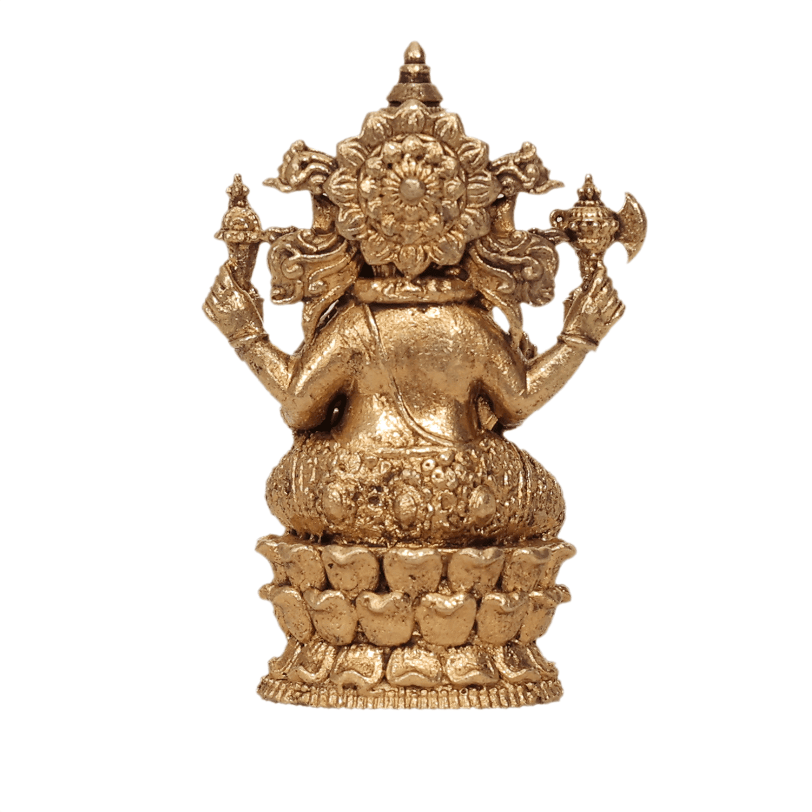 BH12015_4 Brass Ganesha 1.5 Inch KBH12015