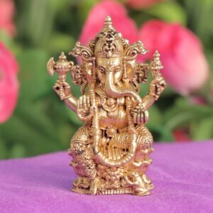 Brass Ganesha 1.5 Inch KBH12015