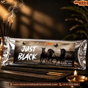 Just Black Agarbatti Incense Sticks - 100 Gram