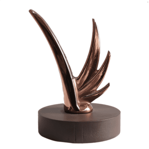 WHITE METAL ALOVERA 4 Inch KBH12290