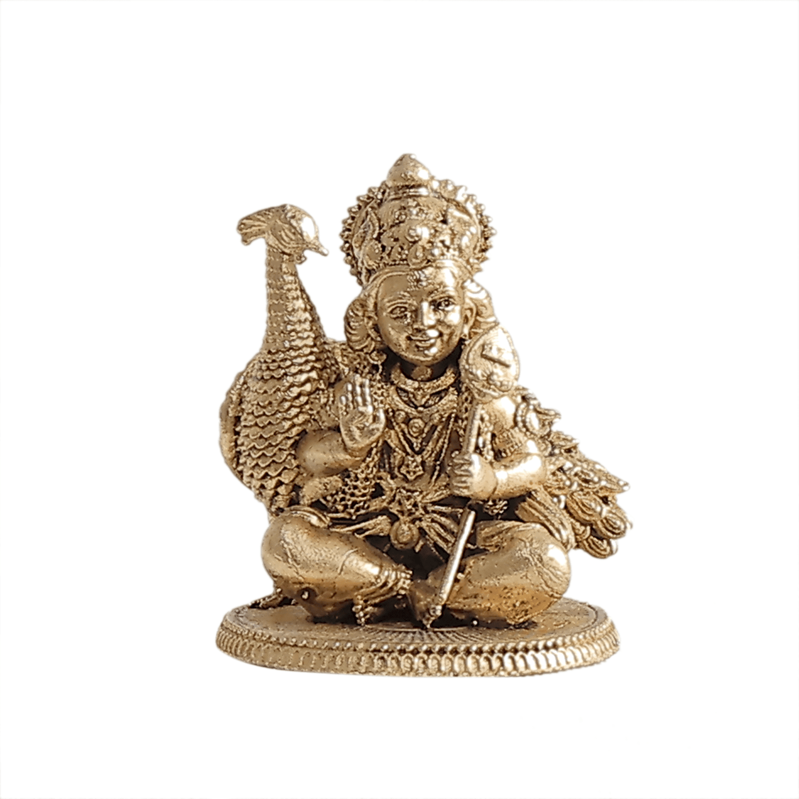 BH12353_1 Brass Kartikeya 1.6 Inch KBH12353
