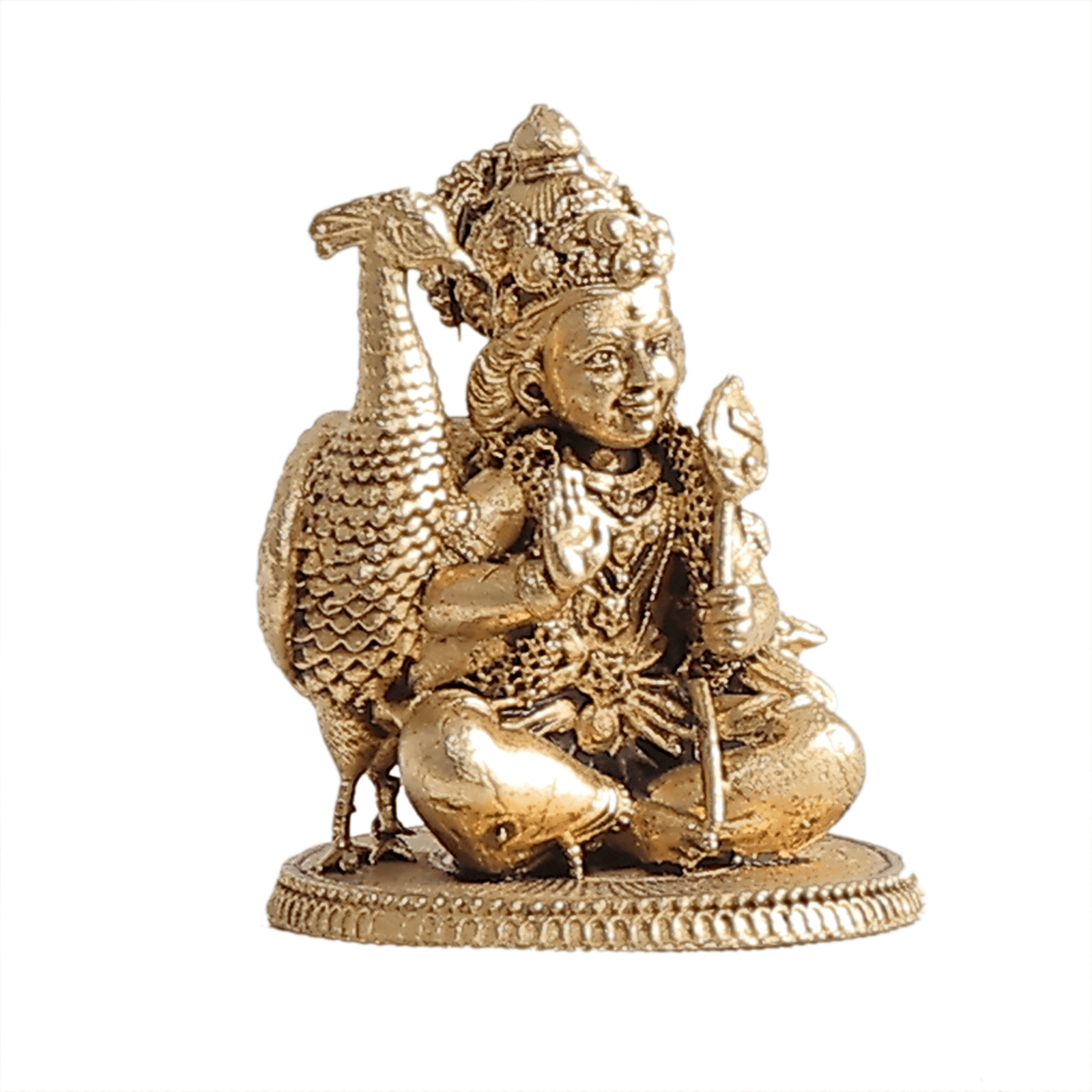 BH12353_2 Brass Kartikeya 1.6 Inch KBH12353